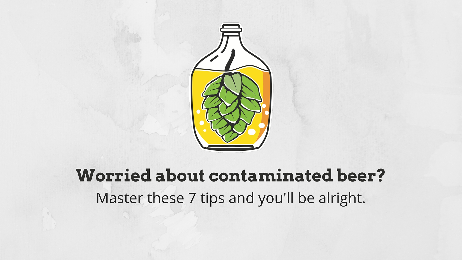 How to avoid contaminating your beer