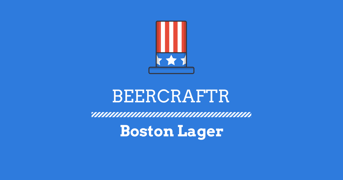 Boston Lager Recipe